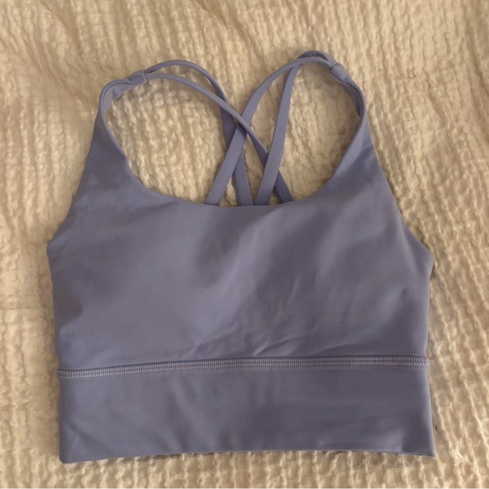Lululemon periwinkle sports bra